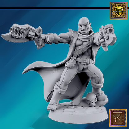 Korg 2 Headed Dragon | Adventurer Hero Player Character | Mini Miniature Figure Scale Model | Dungeons & Dragons and other RPG Tabletop Games
