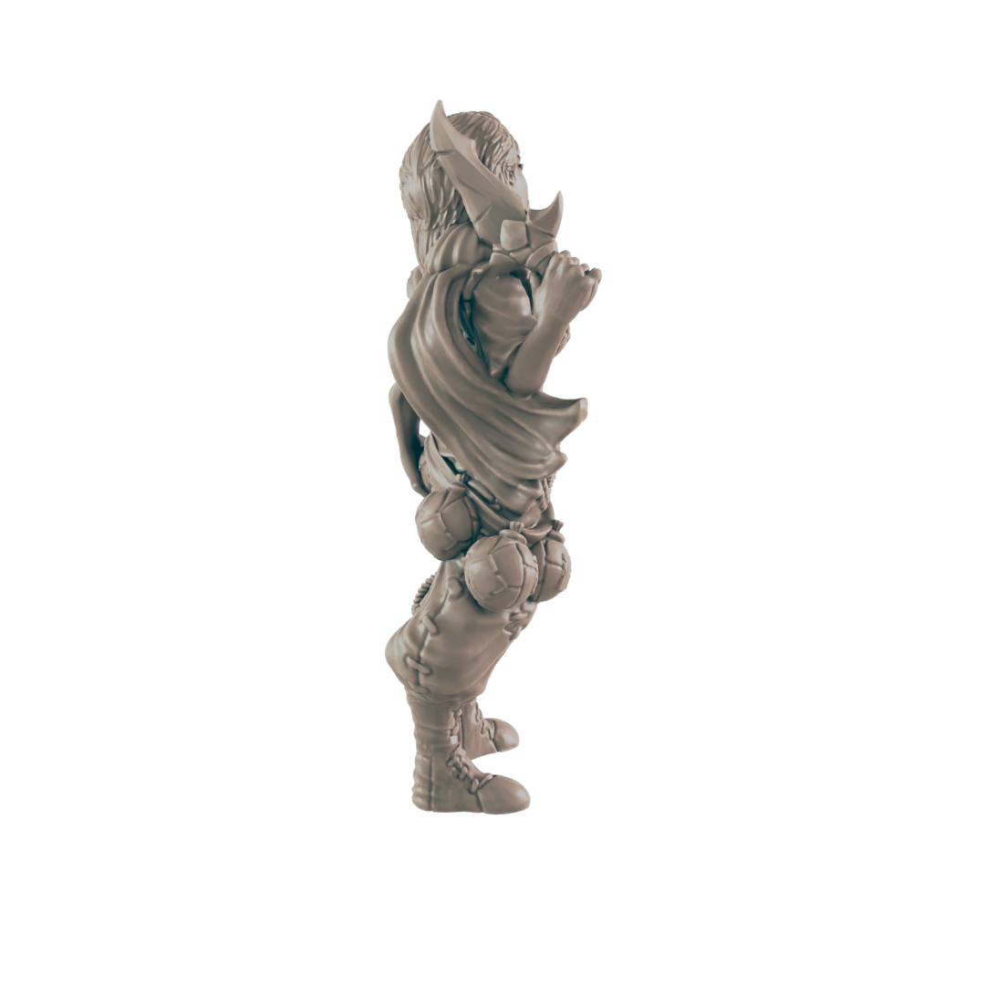 Bandit Mini| Human Rogue Assassin| Dungeons and Dragons NPC Figure | Pathfinder DnD Wargaming RPG Character | 32mm Scale Model