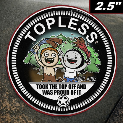 Off Road Adventure Badges / Emblems - Your Choice - Full Color UV Resistant Acrylic - 2.5" for Jeep, Truck, ATV, SxS, Motorcycles and More