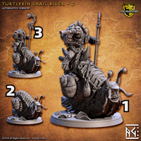 
              Turtlekin Tortle Snail Rider Design D | Enemy Character | Resin Mini Miniature Figure Scale Model | Dungeons & Dragons Pathfinder etc.
            