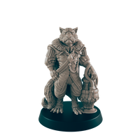
              Catfolk Mini | Noble Royal Aristocrat | Dungeons and Dragons NPC Figure | Pathfinder DnD Wargaming RPG Character | 32mm Scale Model
            