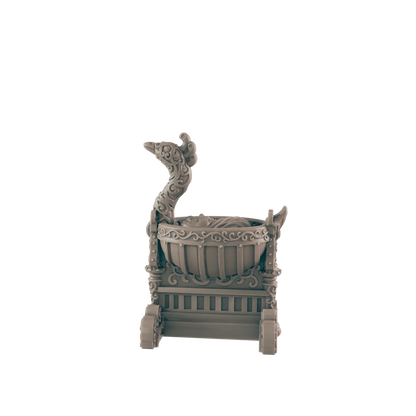 Baby Mini | Infant in Cradle Luxury Style | DnD Wargaming Mini | RPG Character | NPC Figure | 32mm Scale Model | for Dungeons and Dragons, Pathfinder, etc.