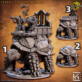 The Gigatortoise Enemy Battle Mount Creature | Resin Mini Miniature Figure Scale Model | Dungeons & Dragons Pathfinder etc.