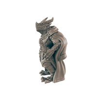 
              Dragonborn Mini | Dragonkin Noble Knight | Dungeons and Dragons NPC Figure | Pathfinder DnD Wargaming RPG Character | 32mm Scale Model
            