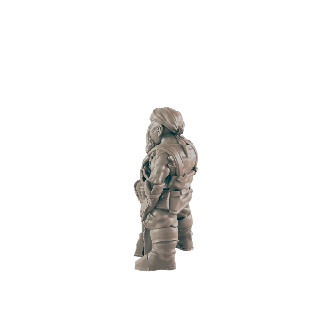 Dwarven Blacksmith Twins | Dwarf Brothers | Dungeons and Dragons NPC Figure | Pathfinder DnD Wargaming RPG Character | 32mm Scale Model