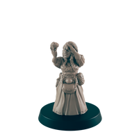 
              Dwarf Mini | Merchant Shopkeeper  | Female Townsfolk NPC Figure | DnD Wargaming Mini | RPG Character | 32mm Scale Model | for Dungeons and Dragons, Pathfinder, etc.
            