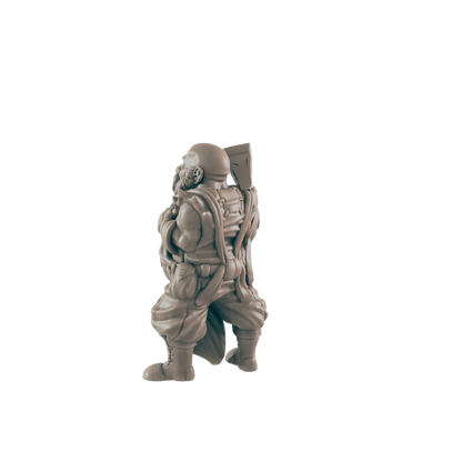 Dwarven Blacksmith Twins | Dwarf Brothers | Dungeons and Dragons NPC Figure | Pathfinder DnD Wargaming RPG Character | 32mm Scale Model