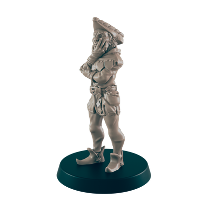 Elf Mini | Merchant Shopkeeper | Male Townsfolk NPC Figure | DnD Wargaming Mini | RPG Character | 32mm Scale Model | for Dungeons and Dragons, Pathfinder, etc.