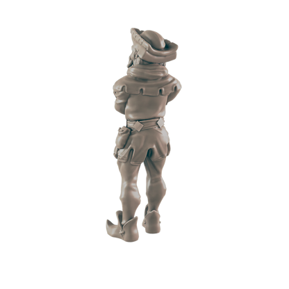Elf Mini | Merchant Shopkeeper | Male Townsfolk NPC Figure | DnD Wargaming Mini | RPG Character | 32mm Scale Model | for Dungeons and Dragons, Pathfinder, etc.