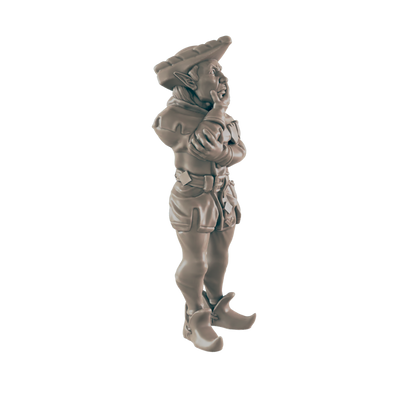 Elf Mini | Merchant Shopkeeper | Male Townsfolk NPC Figure | DnD Wargaming Mini | RPG Character | 32mm Scale Model | for Dungeons and Dragons, Pathfinder, etc.