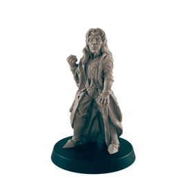 Elf Mini | Noble Royalty | Male Townsfolk NPC Figure | DnD Wargaming Mini | RPG Character | 32mm Scale Model | for Dungeons and Dragons, Pathfinder, etc.