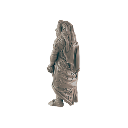 Elf Mini | Noble Royalty | Male Townsfolk NPC Figure | DnD Wargaming Mini | RPG Character | 32mm Scale Model | for Dungeons and Dragons, Pathfinder, etc.