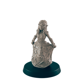 Elf Mini | Child Noble Royalty  | Female Townsfolk NPC Figure | DnD Wargaming Mini | RPG Character | 32mm Scale Model | for Dungeons and Dragons, Pathfinder, etc.
