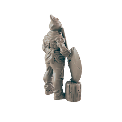 Half Orc Mini | Executioner Headsman | Male Monster Townsfolk NPC Figure | DnD Wargaming Mini | RPG Character | 32mm Scale Model | for Dungeons and Dragons, Pathfinder, etc.