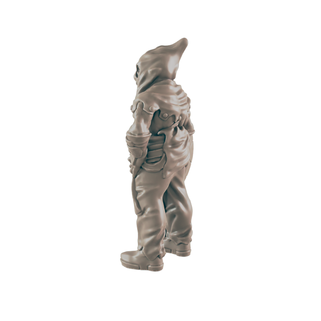 Half Orc Mini | Executioner Headsman | Male Monster Townsfolk NPC Figure | DnD Wargaming Mini | RPG Character | 32mm Scale Model | for Dungeons and Dragons, Pathfinder, etc.