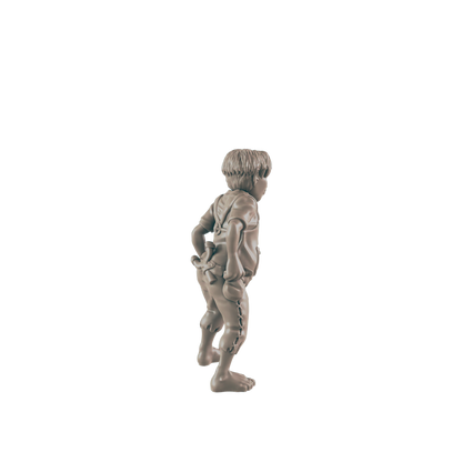 Half Orc Mini | Kid Bully | Male Child Monster Townsfolk NPC Figure | DnD Wargaming Mini | RPG Character | 32mm Scale Model | for Dungeons and Dragons, Pathfinder, etc.