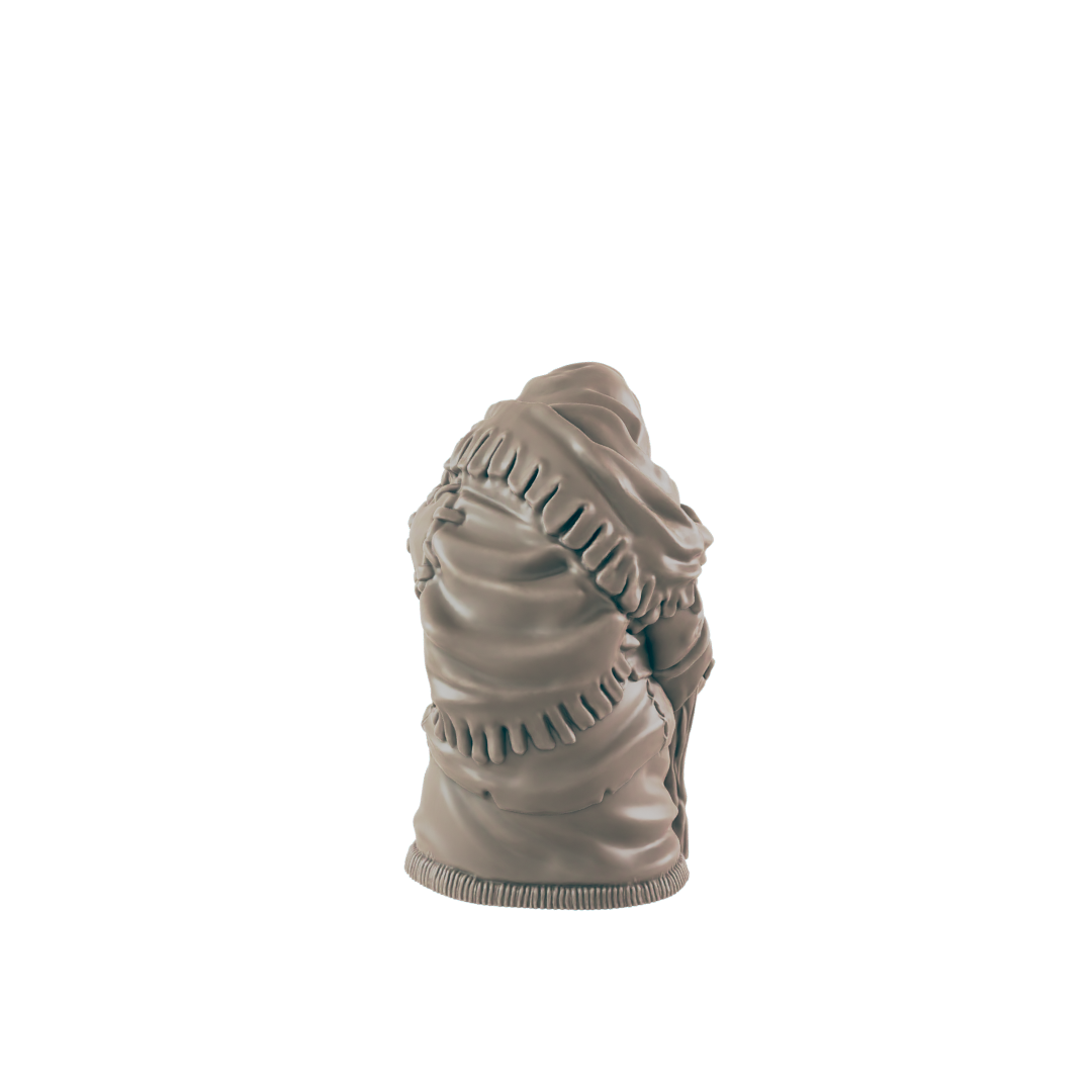 Human Mini | Wise Elder Grandmother | Female Townsfolk NPC Figure | DnD Wargaming Mini | RPG Character | 32mm Scale Model | for Dungeons and Dragons, Pathfinder, etc.