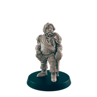
              Human Mini | Grizzled Military Chief | Male Townsfolk NPC Figure | DnD Wargaming Mini | RPG Character | 32mm Scale Model | for Dungeons and Dragons, Pathfinder, etc.
            