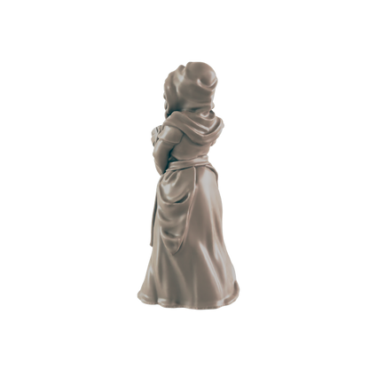 Human Mini | Chamber Maid | Female Townsfolk NPC Figure | DnD Wargaming Mini | RPG Character | 32mm Scale Model | for Dungeons and Dragons, Pathfinder, etc.