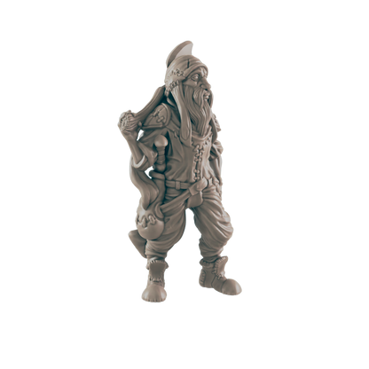 Human Woodsman Mini | Lumberjack w/ Axe | Dungeons and Dragons NPC Figure | Pathfinder DnD Wargaming RPG Character | 32mm Scale Model