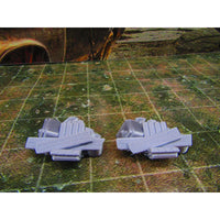 
              2pc Junk Street Rubble E Scatter Terrain Scenery Wasteland Apocalypse Dystopian Mini Miniature Model 28mm/32mm Scale Wargaming
            