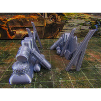 
              2pc Junk Wall Settlement Barricade G Scatter Terrain Scenery Wasteland Apocalypse Dystopian Mini Miniature Model 28mm/32mm Scale Wargaming
            