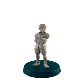 Human Mini | Child Prince Noble Royalty | Kid Male Townsfolk NPC Figure | DnD Wargaming Mini | RPG Character | 32mm Scale Model | for Dungeons and Dragons, Pathfinder, etc.