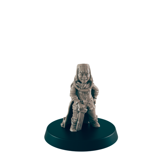 Human Mini | Child Hero Adventurer | Kid Male Townsfolk NPC Figure | DnD Wargaming Mini | RPG Character | 32mm Scale Model | for Dungeons and Dragons, Pathfinder, etc.