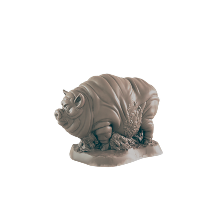 Pig Minis | Hog Farm Animals | Dungeons and Dragons NPC Figure | Pathfinder DnD Wargaming RPG Character | 32mm Scale Model