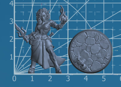 Sony Jona | Adventurer Hero Player Character | Mini Miniature Figure Scale Model | Dungeons & Dragons and other RPG Tabletop Games