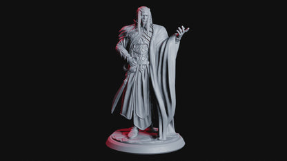 Highborn Elf Villain Mini Miniature Figure Model RPG Fantasy Games Dungeons & Dragons Tabletop Gaming