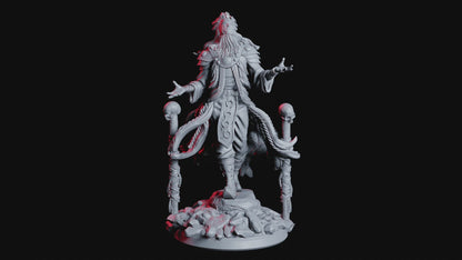 Highland Elf Shaman Mini Miniature Figure Model RPG Fantasy Games Dungeons & Dragons Tabletop Gaming