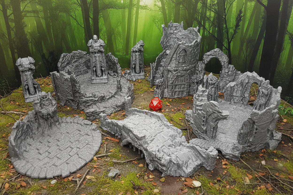 3d printed tabletop scenery for dnd pathfinder wargaming warhammer and more