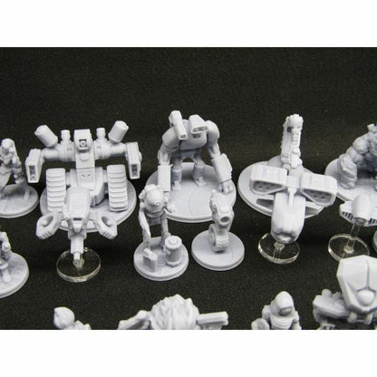 Sci Fi TTRPG 48pc Bulk Lot Mini Set Miniature Star Wars, Star Trek, Starfinder - Robots, Mutants, Humans, Droids & More