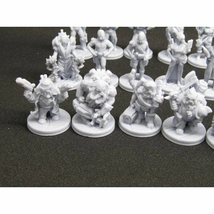 Sci Fi TTPRG 18pc Bulk Lot Mini Miniature Star Wars, Star Trek, Starfinder - Humans, Dwarves, Humanoids