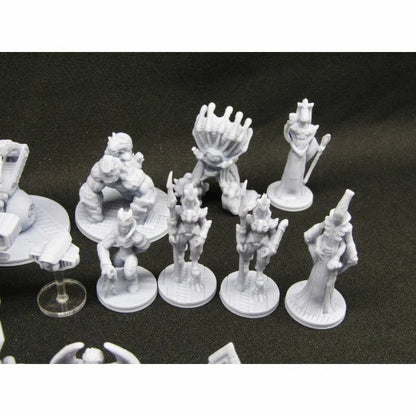 Sci Fi TTRPG 48pc Bulk Lot Mini Set Miniature Star Wars, Star Trek, Starfinder - Robots, Mutants, Humans, Droids & More