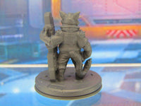 
              Alien Rat / Raccoon Space Fighter Mini Miniature Figure 3D Printed Model 28/32mm
            