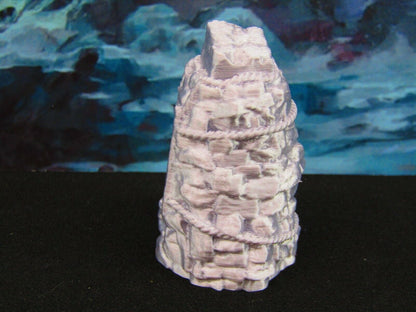 Rocky Cairn Rock Piles Sign Scatter Terrain Scenery 3D Printed Model 28/32mm