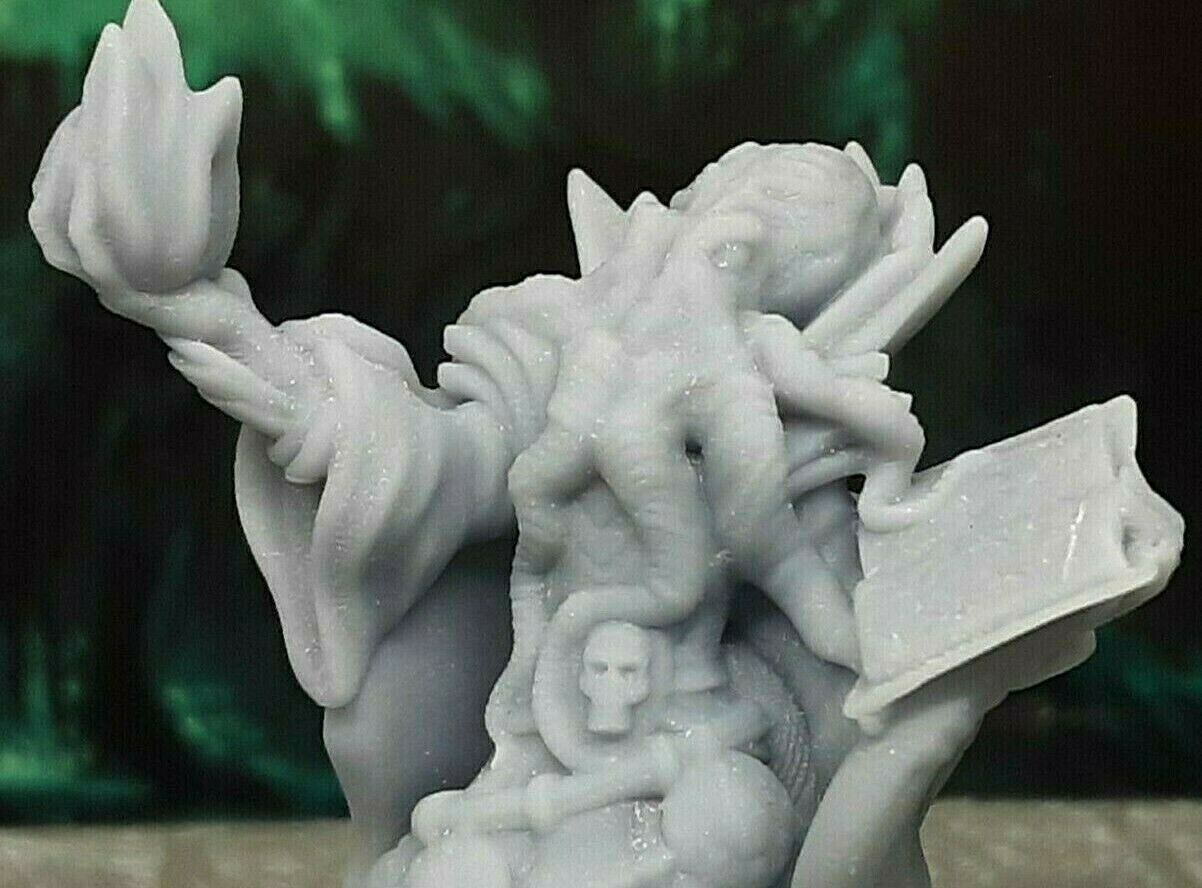 Mind Flayer Illithid Warlock Mini Miniature 28mm Figure D&D 3D Printed Resin