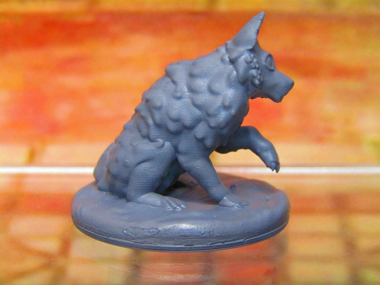 Baby Direwolf Pup Puppy Monster Beast Companion Mini Miniatures 3D Printed Model