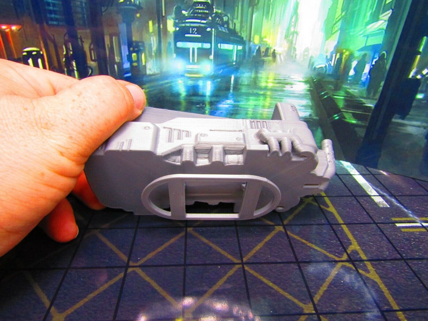 Hover Bus Vehicle Transportation Terrain Scenery Miniature