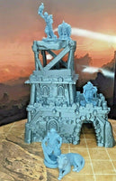 
              Desert Watchtower and Miniature Figures Scenery Terrain Tabletop Fantasy D&D RPG
            