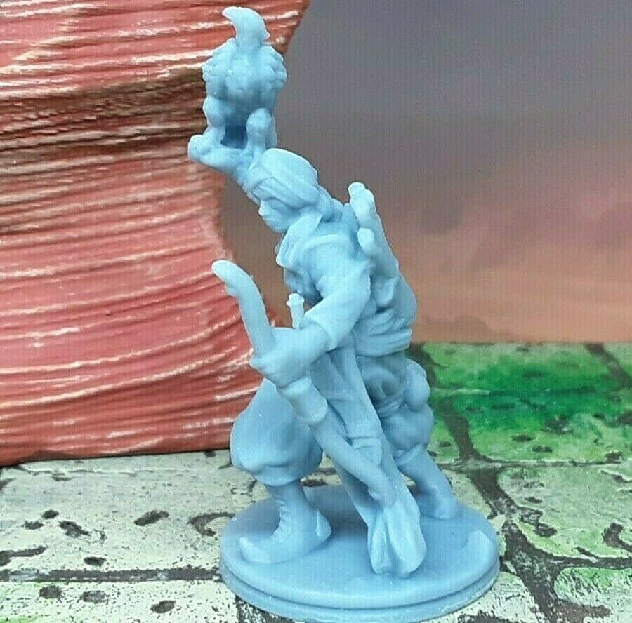 Male Ranger Hero Hawk Warrior Desert Themed Mini Miniature Figure RPG 3D Resin