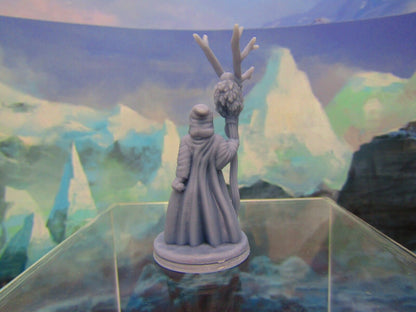 Druid Santa Claus Saint Nick w/ Reindeer Set 28mm Scale Figure RPG Fantasy Games