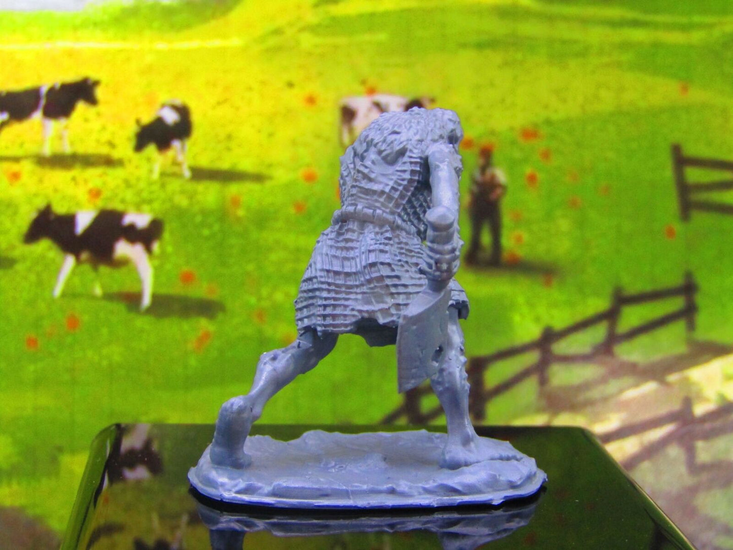 Female Troll Hag W/ Butcher's Cleaver Monster Encounter Mini Miniature Model