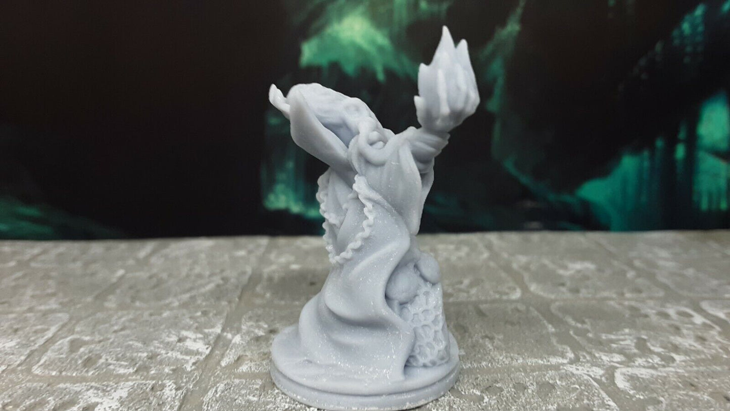 Mind Flayer Illithid Warlock Mini Miniature 28mm Figure D&D 3D Printed Resin