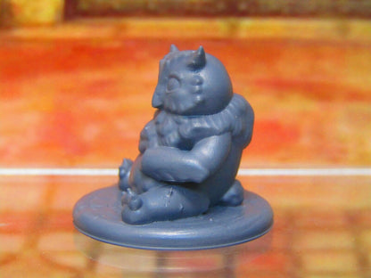 Baby OwlBear Owlcub Monster Companion Mini Miniatures 3D Printed Model 28/32mm