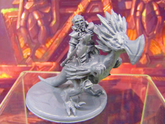 Axe Beak Mounted Warrior Cavalry Mini Miniature Figure 3D Printed Model 28/32mm