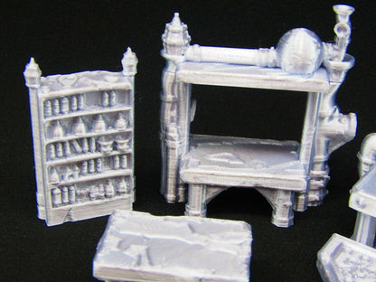 Alchemy Science Laboratory Mixing Workstation Scatter Terrain Scenery 3D
