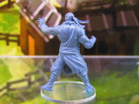 
              Monk Fighter Pose B Mini Miniature Figure 3D Printed Model 28/32mm Scale RPG
            